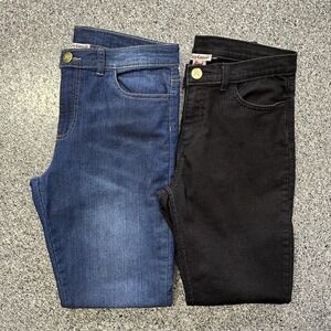 Juicy Couture Jeggings Womens 8 29x28 Soft Skinny Legging Jeans Blue Black